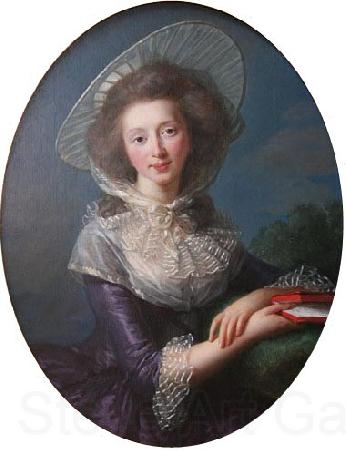 elisabeth vigee-lebrun Portrait of Victoire Pauline de Riquet de Caraman (1764-1834), wife of Jean Louis, Vicomte de Vaudreuil (1763-1816)